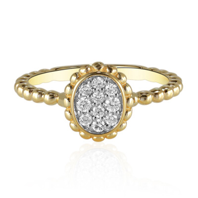 9K SI1 (G) Diamond Gold Ring (Annette)