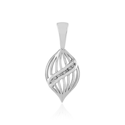 9K I2 (I) Diamond Gold Pendant (Ornaments by de Melo)