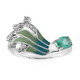 Russian Emerald Silver Ring (SAELOCANA)