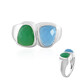 Chrysoprase Silver Ring (KM by Juwelo)