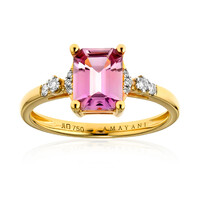 18K Pink Diaspore Gold Ring (AMAYANI)