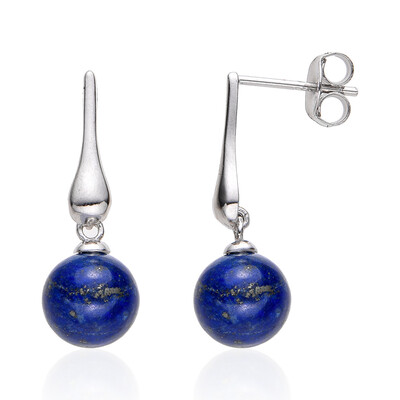 Lapis Lazuli Silver Earrings