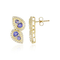 9K Tanzanite Gold Earrings (Adela Gold)