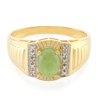 Imperial Chrysoprase Silver Ring