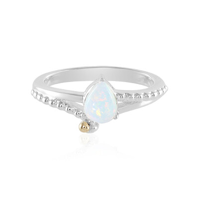 Welo Opal Silver Ring (Granulieren)