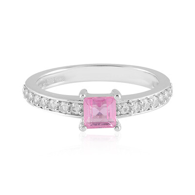 Madagascar Pink Sapphire Silver Ring