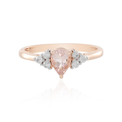 9K Morganite Gold Ring