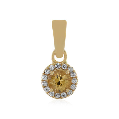 9K Yellow Zircon Gold Pendant (Adela Gold)