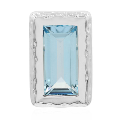 Sky Blue Topaz Silver Pendant (MONOSONO COLLECTION)