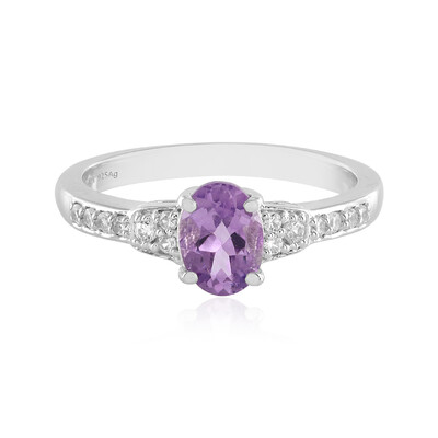 Amethyst Silver Ring