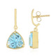 Sky Blue Topaz Silver Earrings