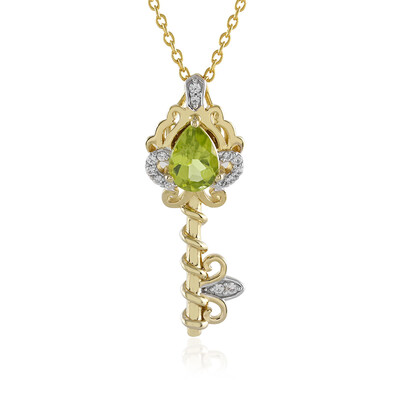 Peridot Silver Necklace