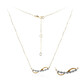 18K IF (D) Diamond Gold Necklace (Annette)