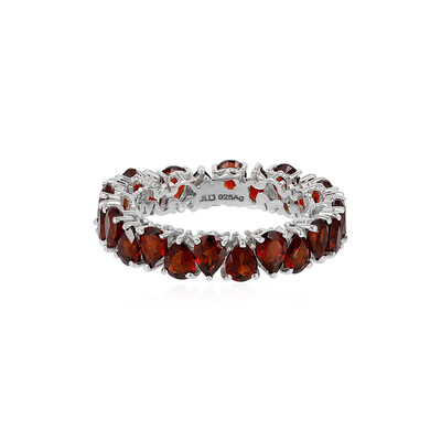 Mozambique Garnet Silver Ring