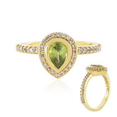 Sphene Silver Ring