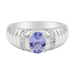 Tanzanite Silver Ring