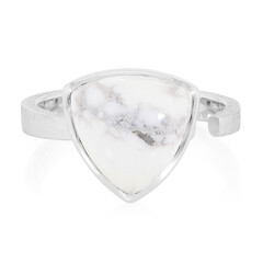 Howlite Silver Ring