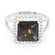 Smoky Quartz Silver Ring