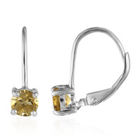 Citrine Silver Earrings