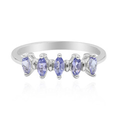 Tanzanite Silver Ring