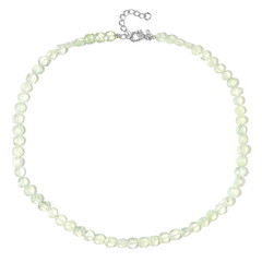 Prehnite Silver Necklace