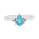 Blue Apatite Silver Ring