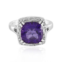 Moroccan Amethyst Silver Ring