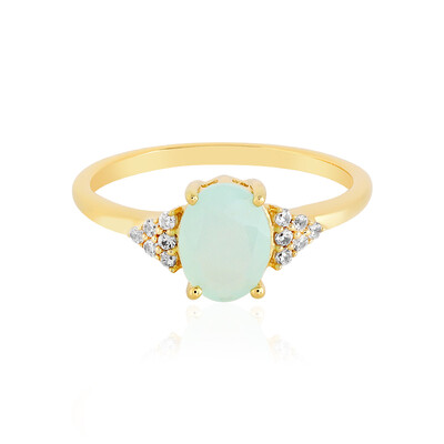 Paraiba Opal Silver Ring