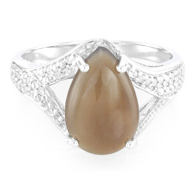 Botswana Agate Silver Ring