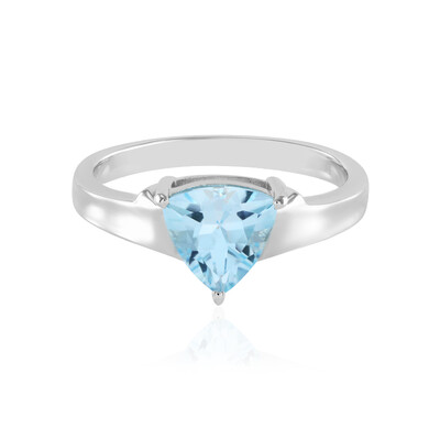 Sky Blue Topaz Silver Ring