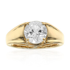 9K Herkimer Diamond Quartz Gold Ring (Amanda Adkins)