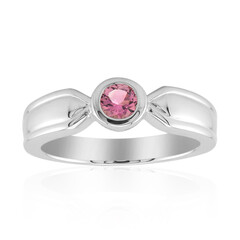 Brazilian Pink Tourmaline Silver Ring (Pallanova)