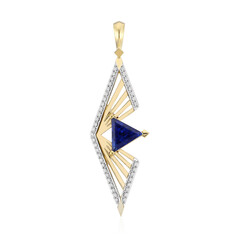 18K Blue Sapphire Gold Pendant (Rifkind 1894 Collection)