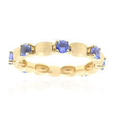 9K AAA Tanzanite Gold Ring (de Melo)