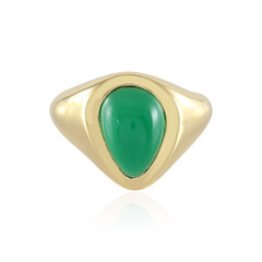 Green Onyx Silver Ring