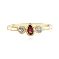 Tanzanian Ruby Silver Ring