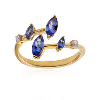 10K AAA Tanzanite Gold Ring