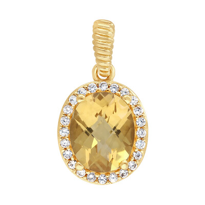 Citrine Silver Pendant