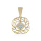 9K Zircon Gold Pendant (Ornaments by de Melo)