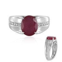 Madagascar Ruby Silver Ring (de Melo)