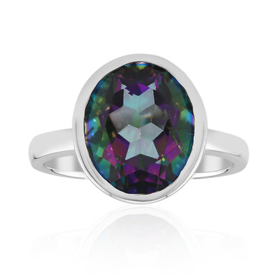 Mystic Quartz Silver Ring