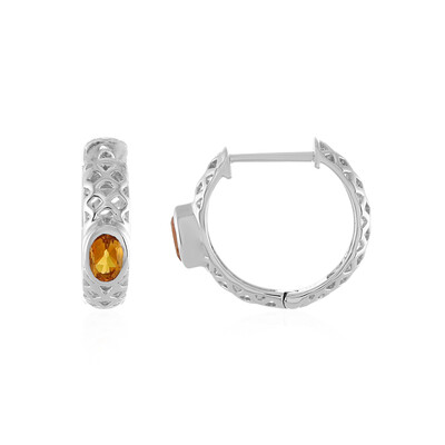 Madeira Citrine Silver Earrings