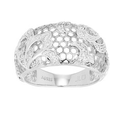 I3 (I) Diamond Silver Ring