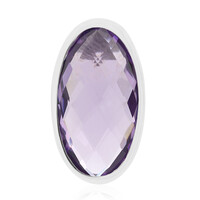 Rose de France Amethyst Silver Pendant