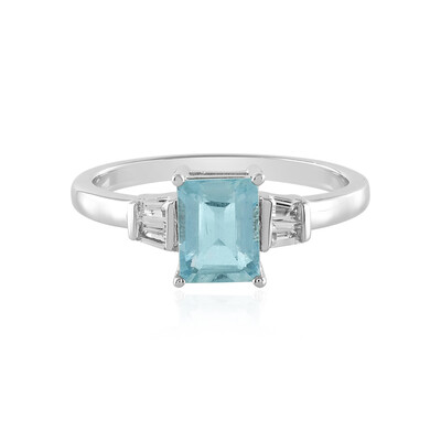 Brazilian Aquamarine Silver Ring