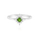 Russian Diopside Silver Ring