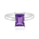 Siberian Amethyst Silver Ring