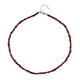 Indian Garnet Silver Necklace