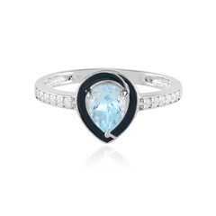 Sky Blue Topaz Silver Ring