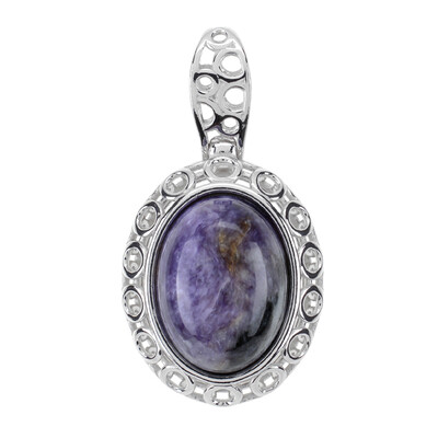 Charoite Silver Pendant (dagen)